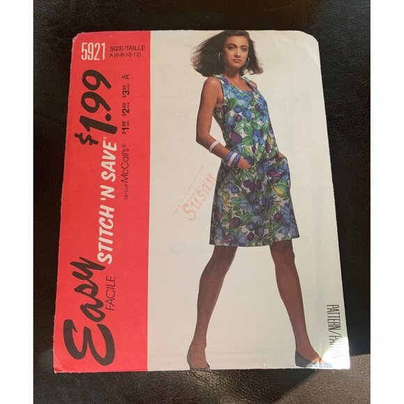 McCall's Misses Jumpsuit Sewing Pattern Sz 6 - 12 5921 - Uncut - Picture 1 of 9